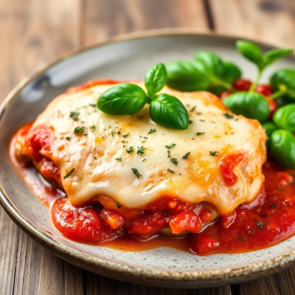 POLLO A LA PARMESANA IRRESISTIBLE